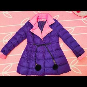 Women’s purple winter puffer coat size small